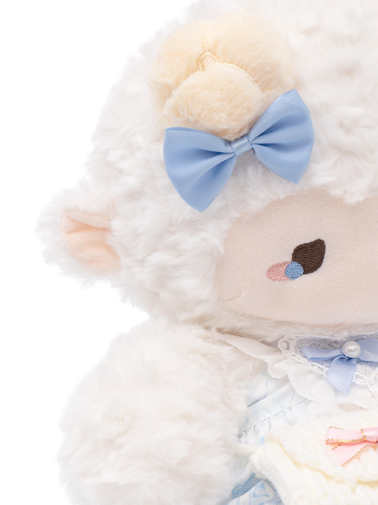 35cm Puff Lamb and PuffFawnstyle Lamb doll Cute plush toyRag Doll girl'sbirthday gift companion doll - Image 5